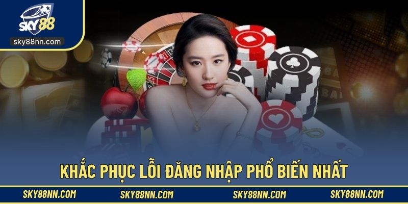Khắc phục lỗi đăng nhập phổ biến nhất
